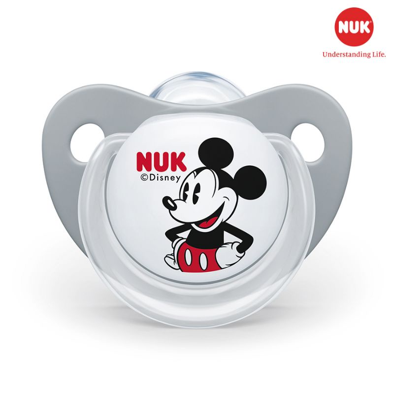 Bộ 2 Ti Giả NUK Sleeptime Silicone Plus Bản Mickey ( Đủ Size - Bán Lẻ )