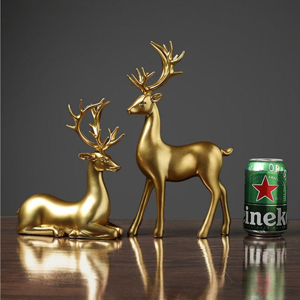 MIQUEL Mô Hình Hươu Đứng Để Bàn Trang Trí Phong Cách Bắc Âu