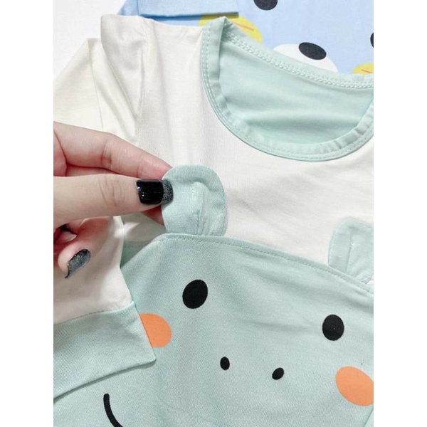 Bộ thun lạnh dài tay⚡FREESHIP⚡bo gấu co giãn 4 chiều cho bé từ 5-18kg