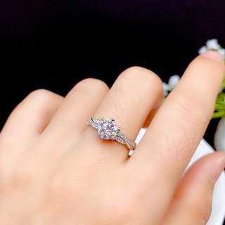 Nhẫn Bạc 338 Đính Đá Pha Lê Thời Trang