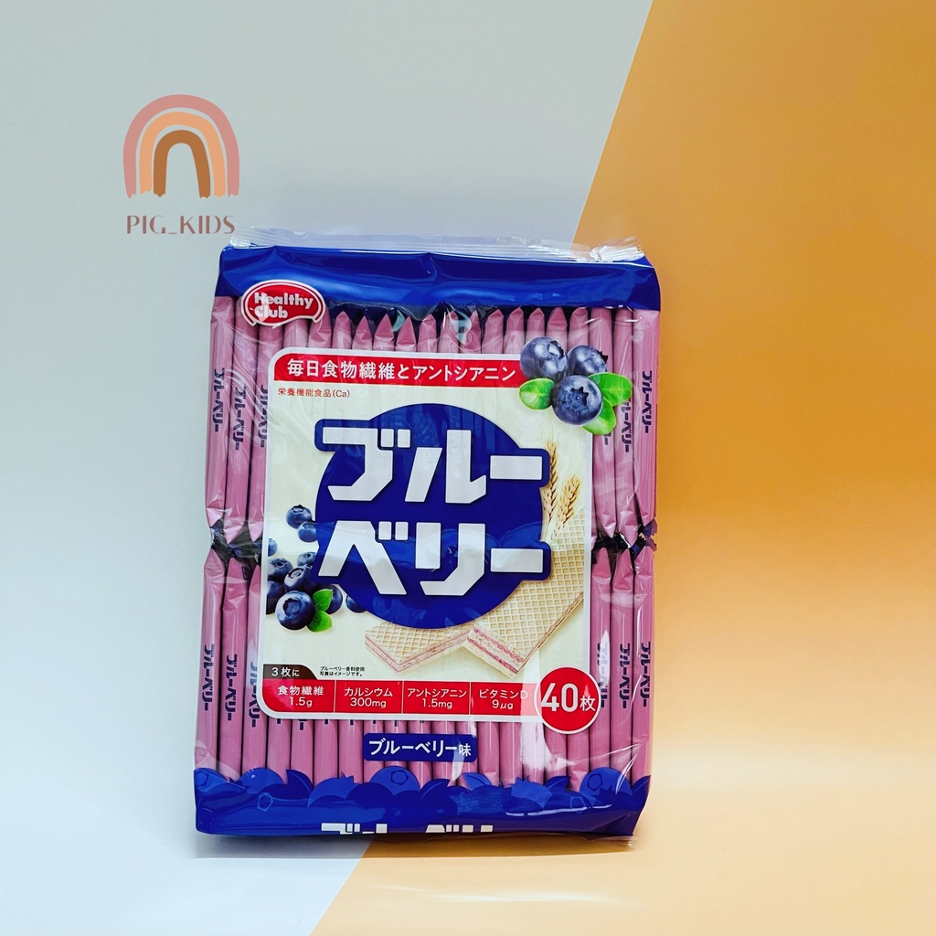 Bánh Xốp Healthy Club Nhật Giúp Bổ Sung Canxi Gói 40 chiếc