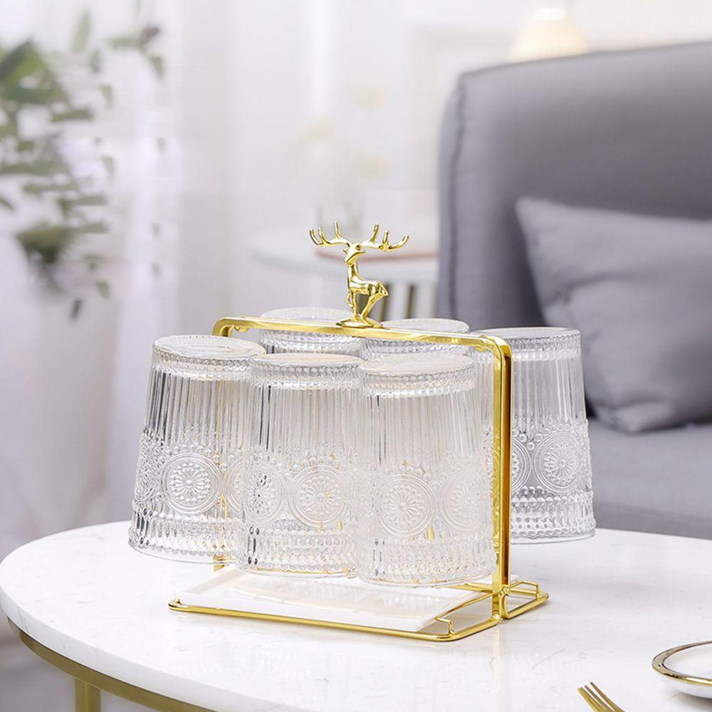 GOGOUP Giá Đỡ Phơi Khô Cốc Cà Phê Bằng Kim Loại Tự Động Đa Năng