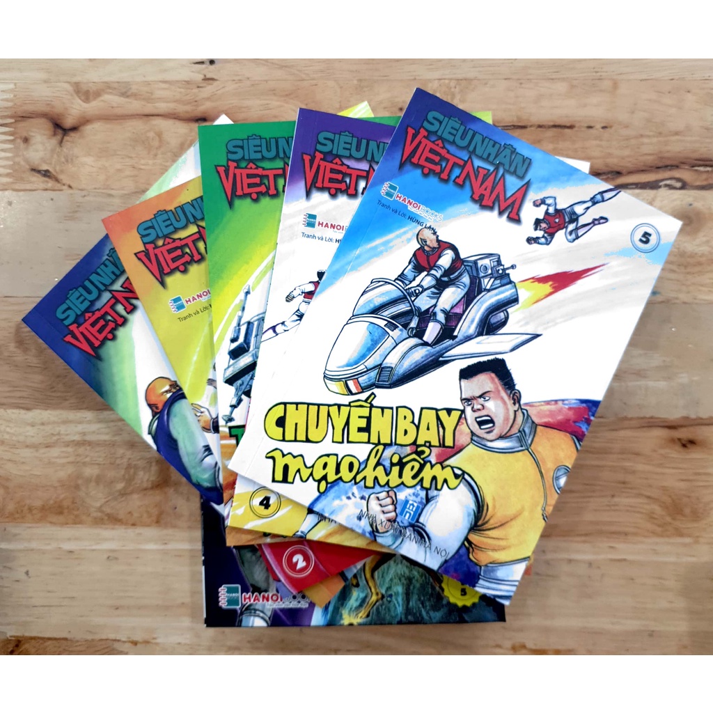 Sách Truyện Siêu Nhân Việt Nam Boxset 1: Từ tập 1 đến tập 5