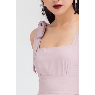 Đầm 2 dây thắt nơ - 20Again - DDA0070