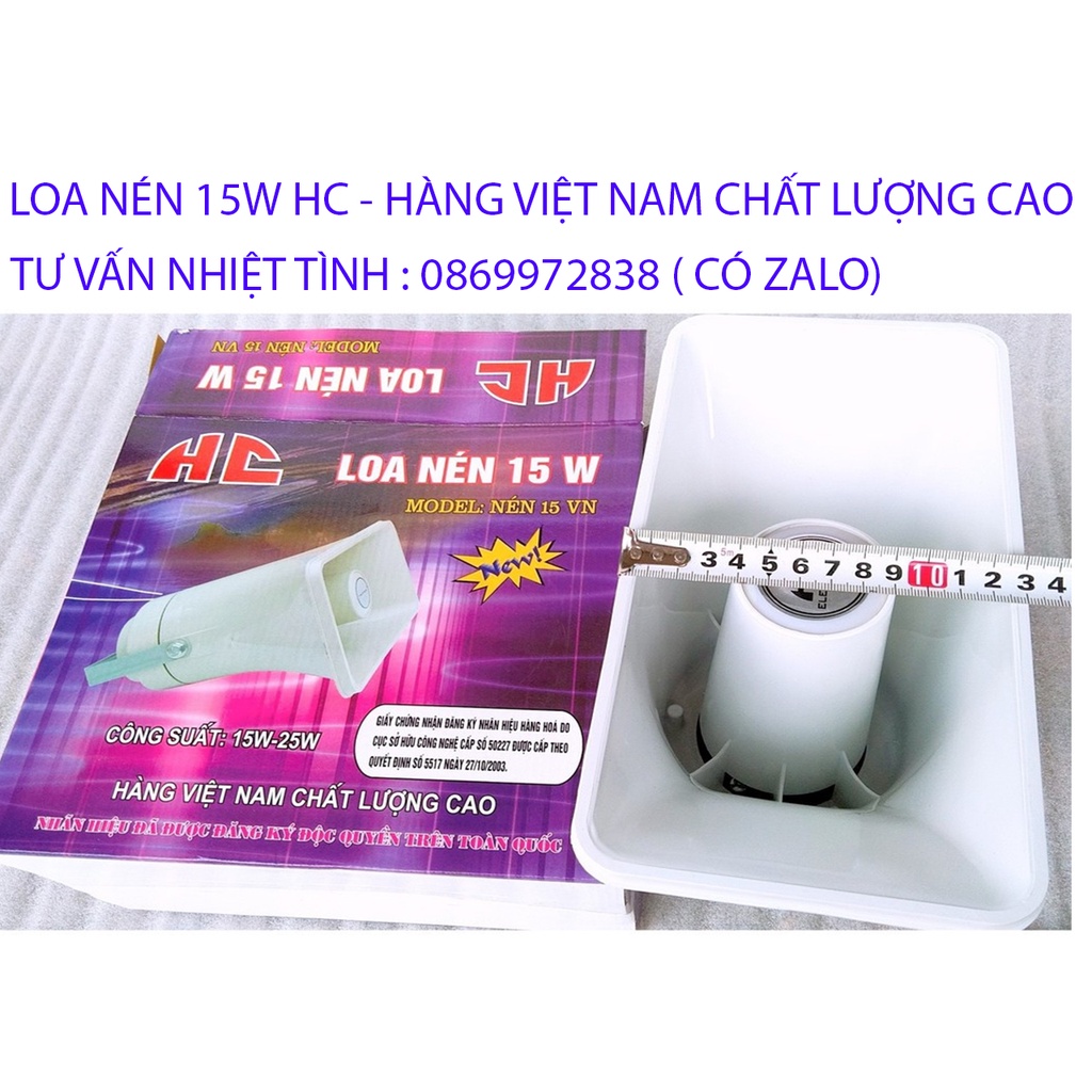 LOA PHÓNG THANH 15W HC - LOA NÉN 15W