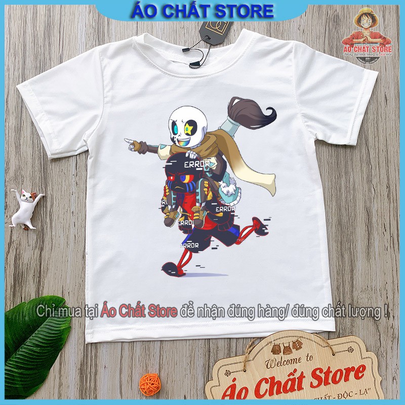 Áo Sans Undertale Ink Error trẻ em siêu độc | Áo bé trai Sans đẹp S08 | Áo Chất Store