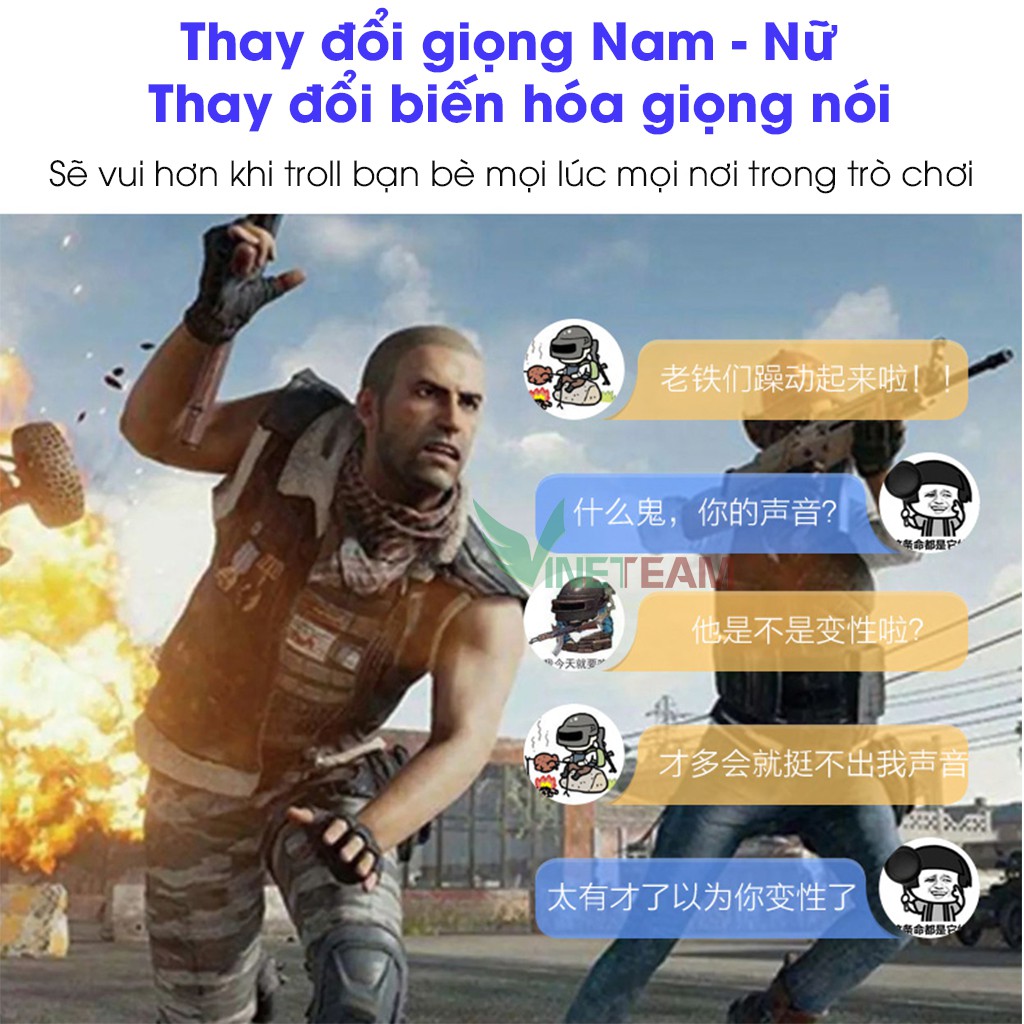 Thiết bị thay đổi giọng nói , giả giọng nói trong game thủ ,hát live ,chỉnh sửa giọng nam nữ,trẻ con Bonkyo/M1 / M10