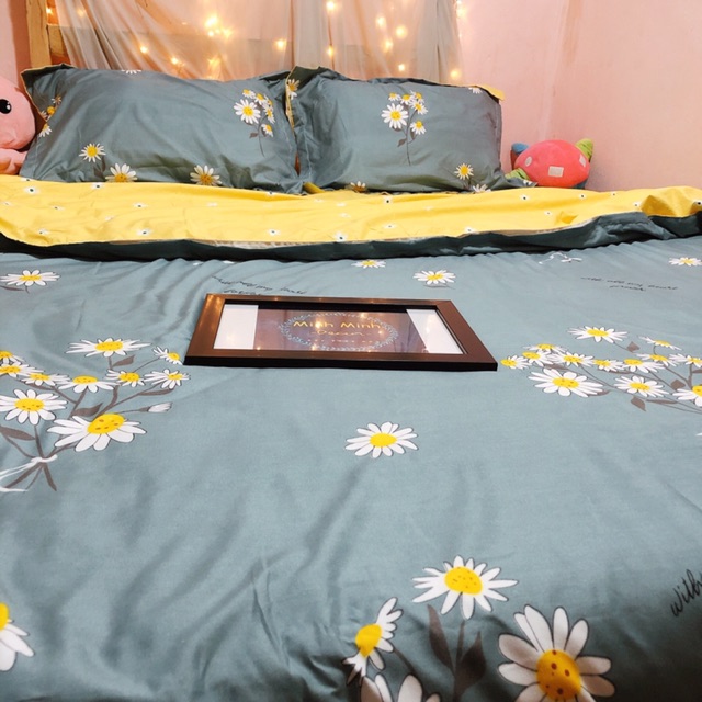 set chăn ga gối cúc họa mi ảnh thật Minhminh decor | BigBuy360 - bigbuy360.vn