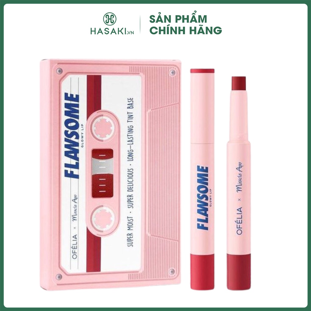Set Son Miracle Apo x Ofélia Flawsome 2x2g Hasaki Sản phẩm chính hãng