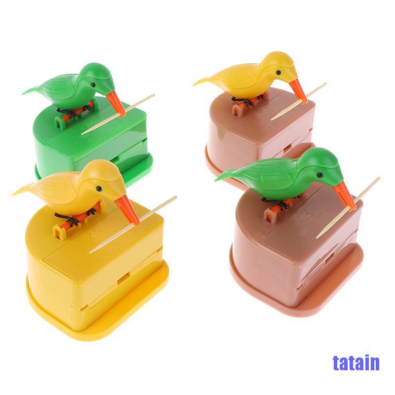 Hộp đựng tăm xỉa răng thiết kế có hình chú chim để bàn độc đáo