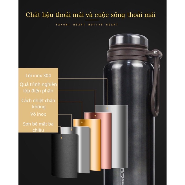 BÌNH GIỮ NHIỆT INOX 304 WA CAO CẤP