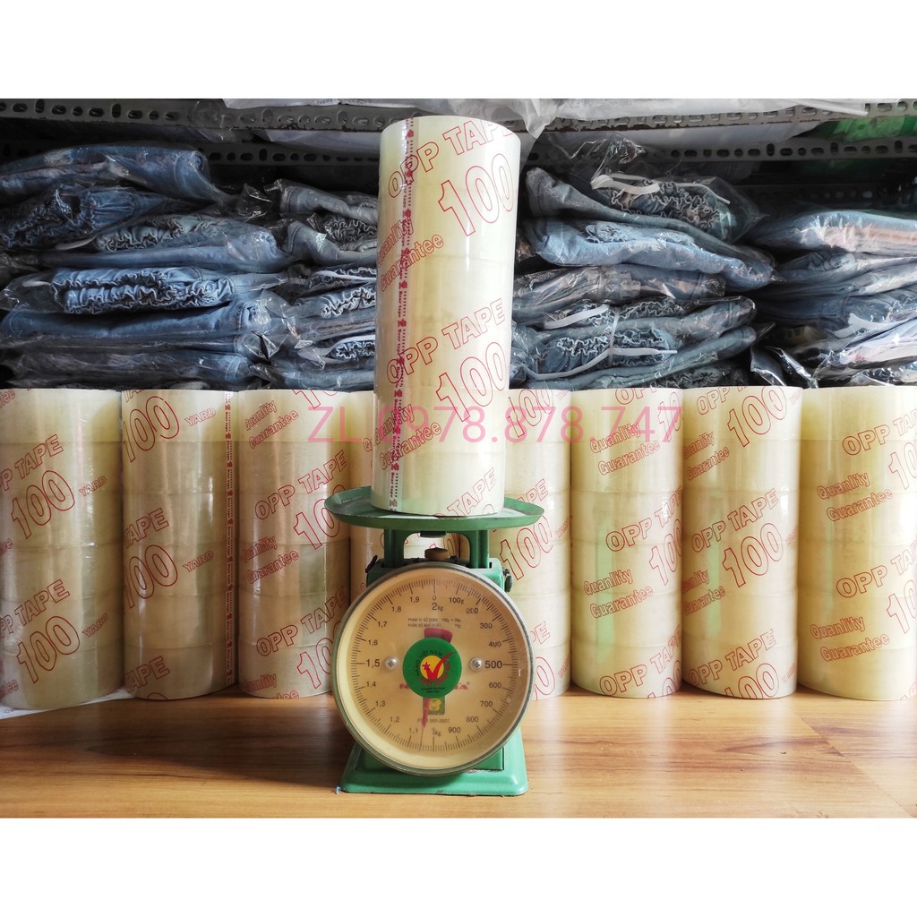 1 Cây Băng Keo Loại 100 Yard , 4.8cm ( Hơn 1 Kg)