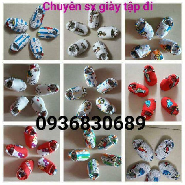 Combo 10 đôi Giày tập đi cho bé
