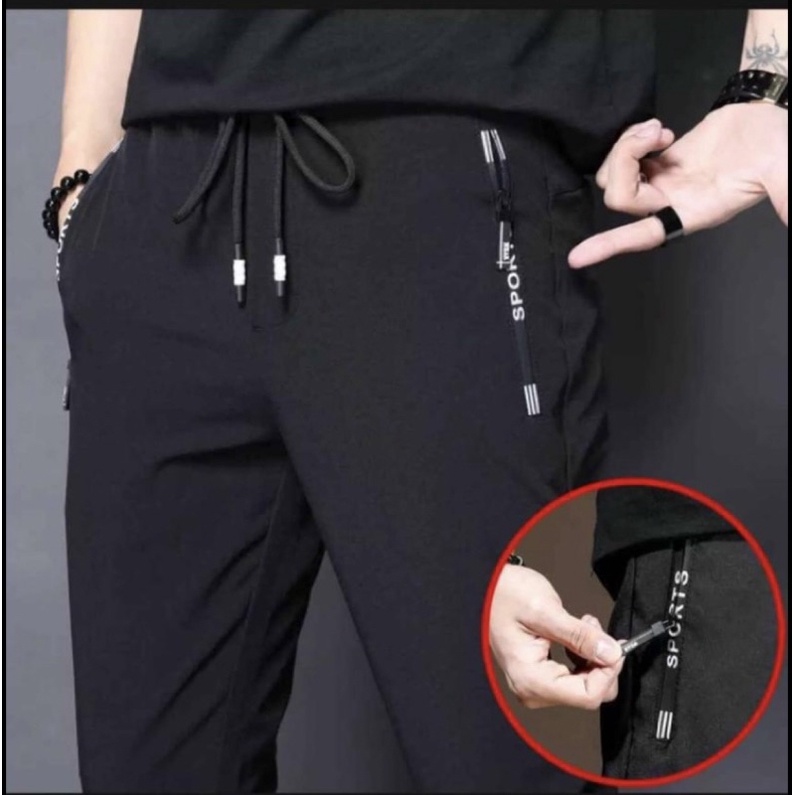 Quần Jogger Nam Nữ Trơn túi kéo Thun Poly Phong Cách Thể Dục Thể Thao Năng Động Cá Tính Unisex NGUYỄN HOÀ SHOP…