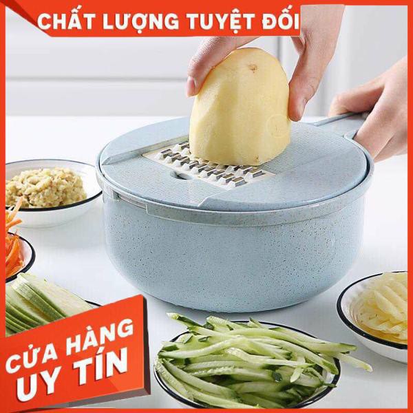 XẢ KHO+FREE SHIP] Bộ dụng cụ đa năng; thái mỏng , nạo sợi băm nhỏ và nạo hình