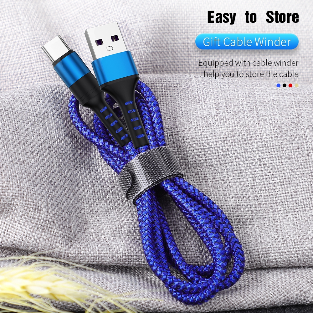 Cáp sạc USB Type-C siêu nhanh 5A cho điện thoại Android