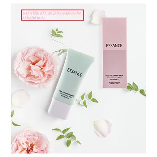 Kem Lót Essance Vdivov Veil Fit Green Base SPF20 PA++ 30ml
