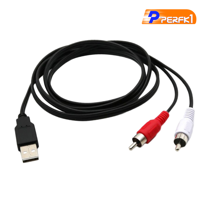 Cáp Chuyển Đổi 1.5m Usb 2.0 Female Sang 2x Rca Male Video A / V