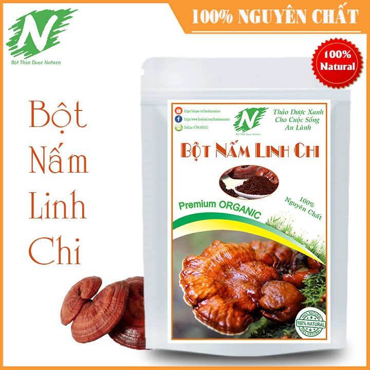 Bột Nấm Linh Chi Cao Cấp 100g
