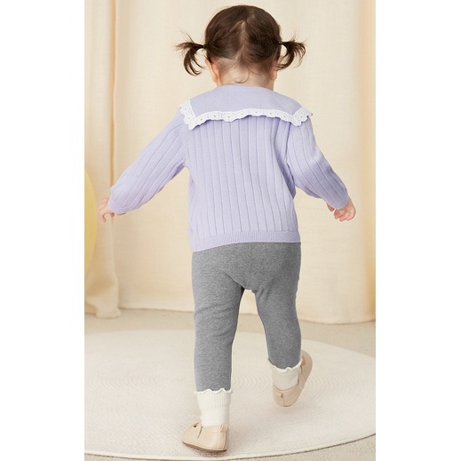 (0-4 tuổi) Quần legging bé gái hãng Balabala 200321123001 ôm sát, đàn hồi và thấm hút tốt