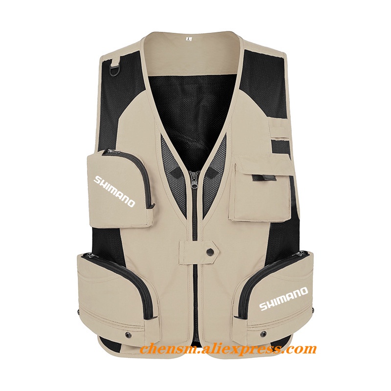 Áo Phao Câu Cá Shimano New 2022 Phản Quang Nhiều Túi Khô Nhanh Thoáng Khí