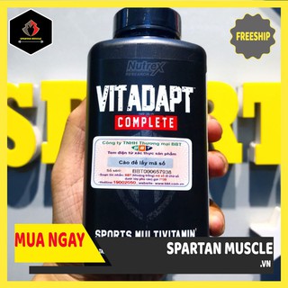 Nutrex Vitadapt -Vitamin khoáng chất thể thao Bổ Sung Đầy Đủ Vitamin,Khoáng Chất và tăng Tes tự nhiên, 90 viên