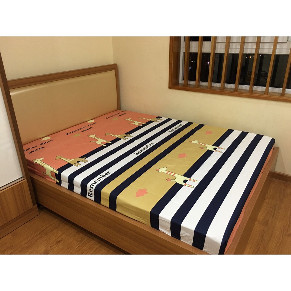 Ga chống thấm cotton cao cấp Hamina 2 lớp: Loại 1