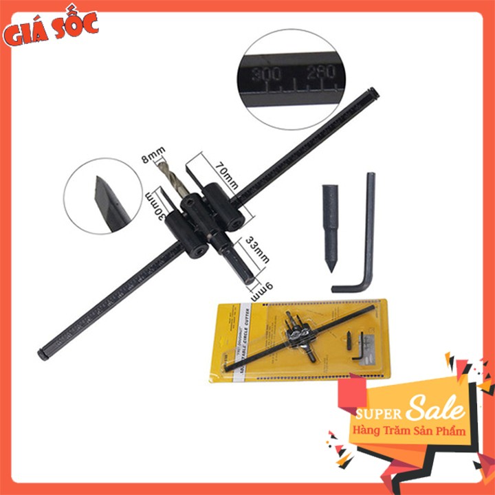 Bộ mũi khoét gỗ chất lượng tốt Ø40- 200mm Dễ dàng lắp đặt, sử dụng đơn giản