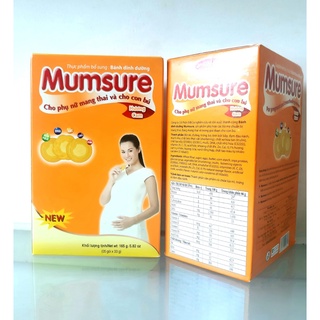 Bánh Dinh Dưỡng Mumsure Bibica Hương Cam - Sản phẩm dinh dưỡng dành cho phụ nữ chuẩn bị mang thai & đang mang thai.
