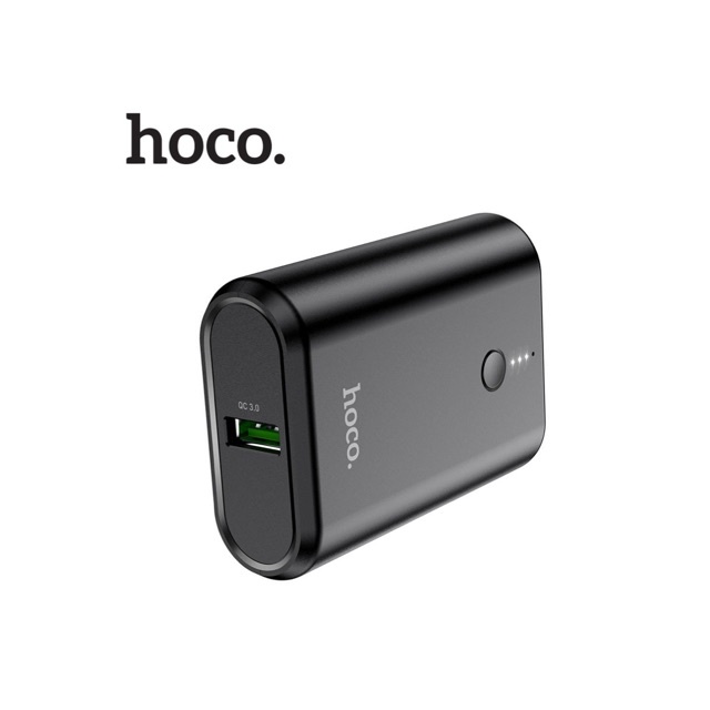 Pin sạc dự phòng mini size Hoco Q3, 2 output ( USB + Type-C ), hỗ trợ sạc nhanh PD20W/3A, có đèn LED báo pin