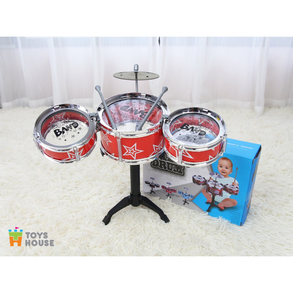 Đồ chơi hướng nghiệp - Bộ trống Jazz Drum cho bé Toyshouse - Nhạc cụ, âm nhạc cho bé yêu 3303