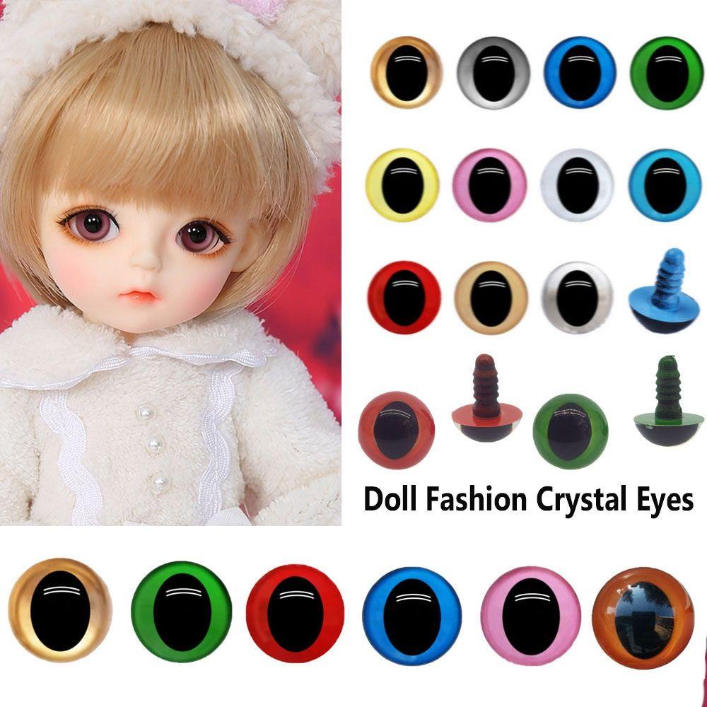 Set 10 / 5 Cặp Mắt Nhựa 10mm / 12mm / 13mm / 15mm / 18mm Làm Búp Bê BJD