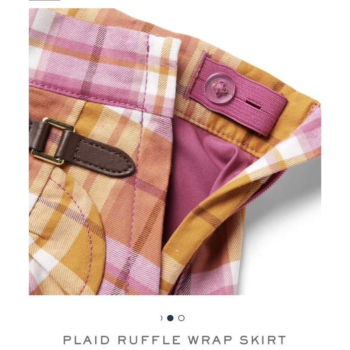 Váy plaid ruffle - Janie and Jack