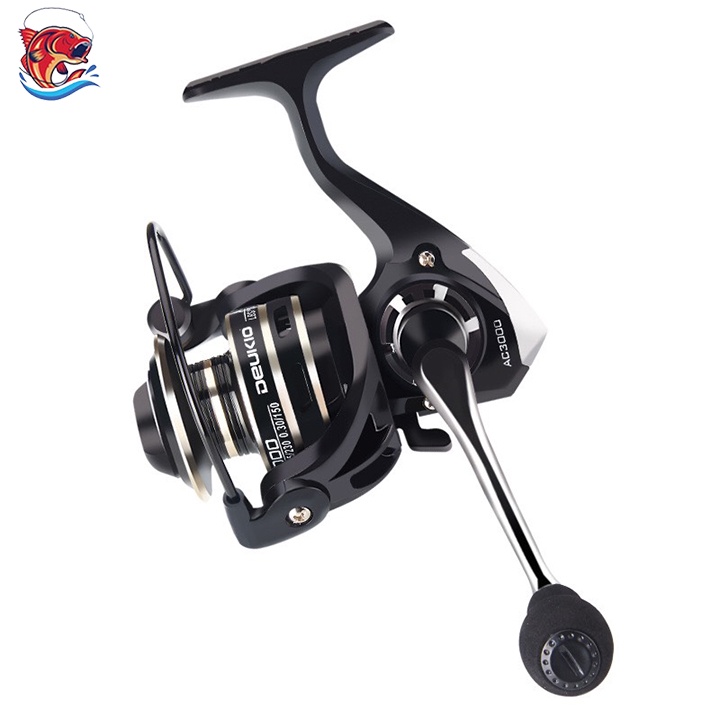 Máy câu cá kim loại DEUKIO AC 2000-7000 đủ size dùng câu lure câu lăng xê MCC-2