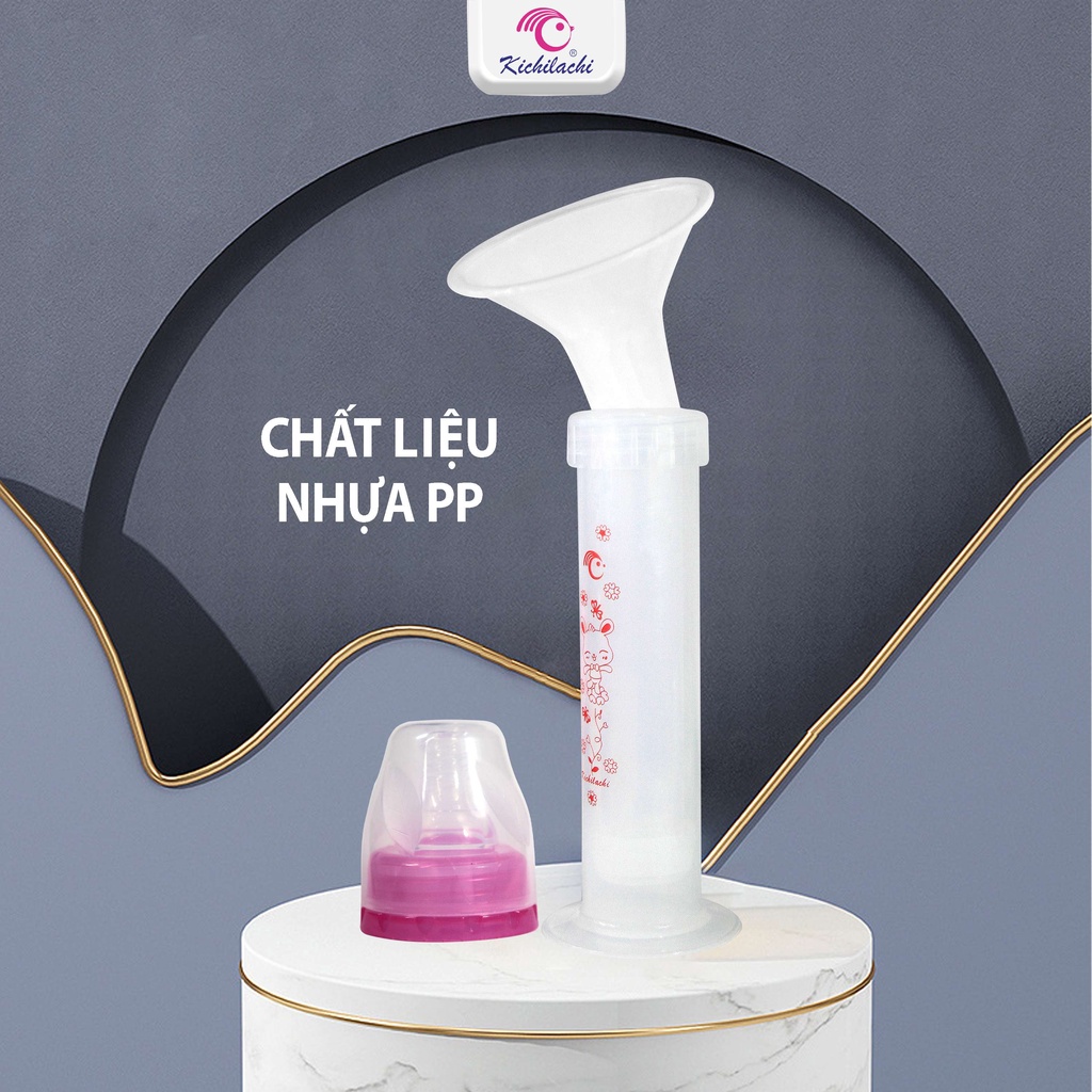 Hút sữa Xilanh Kichilachi 110 ml cho Mẹ Bỉm Sữa