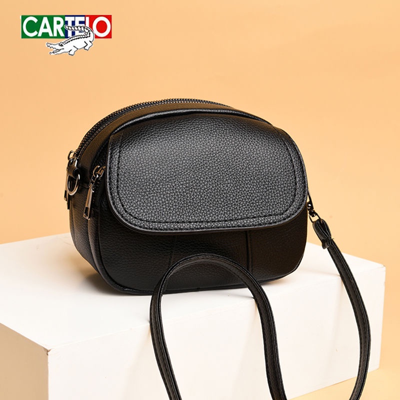 Túi Đeo Chéo Da Cá Sấu Mini Thời Trang Đơn Giản Phong Cách Retro Dành Cho Nữ