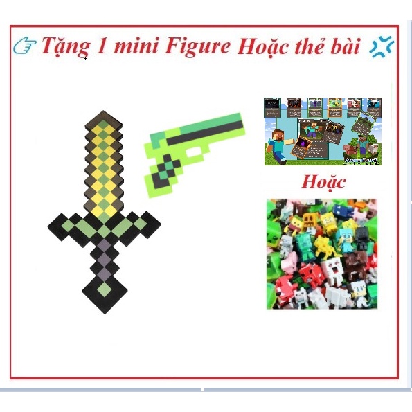 Combo Kiếm súng Vàng minecraft