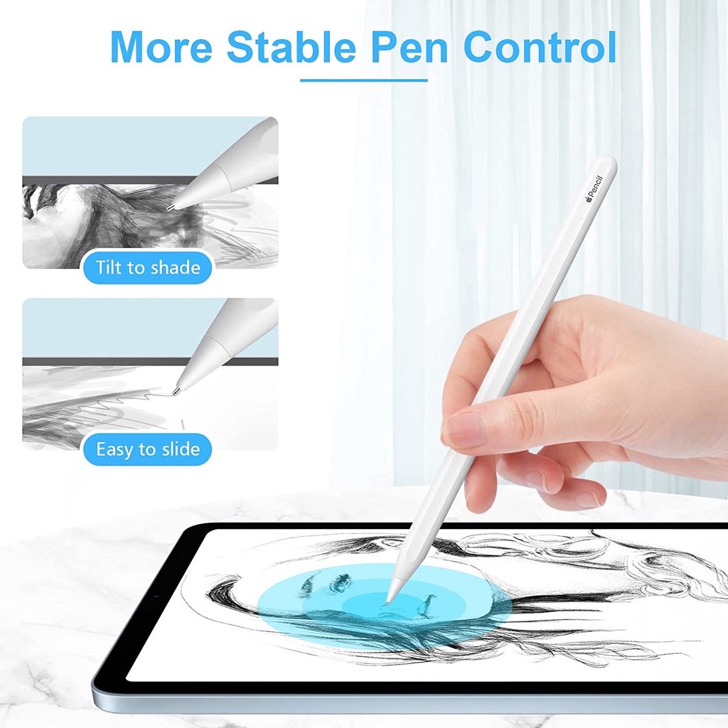Đầu Bút Cảm Ứng Thay Thế Chuyên Dụng Cho Apple Pencil 1st/2nd Generation