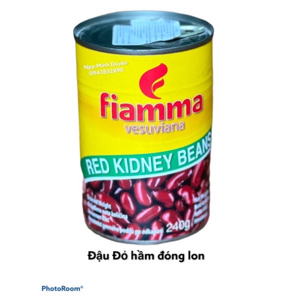 Chè Đậu Đỏ Đóng Lon Fiamma 400g