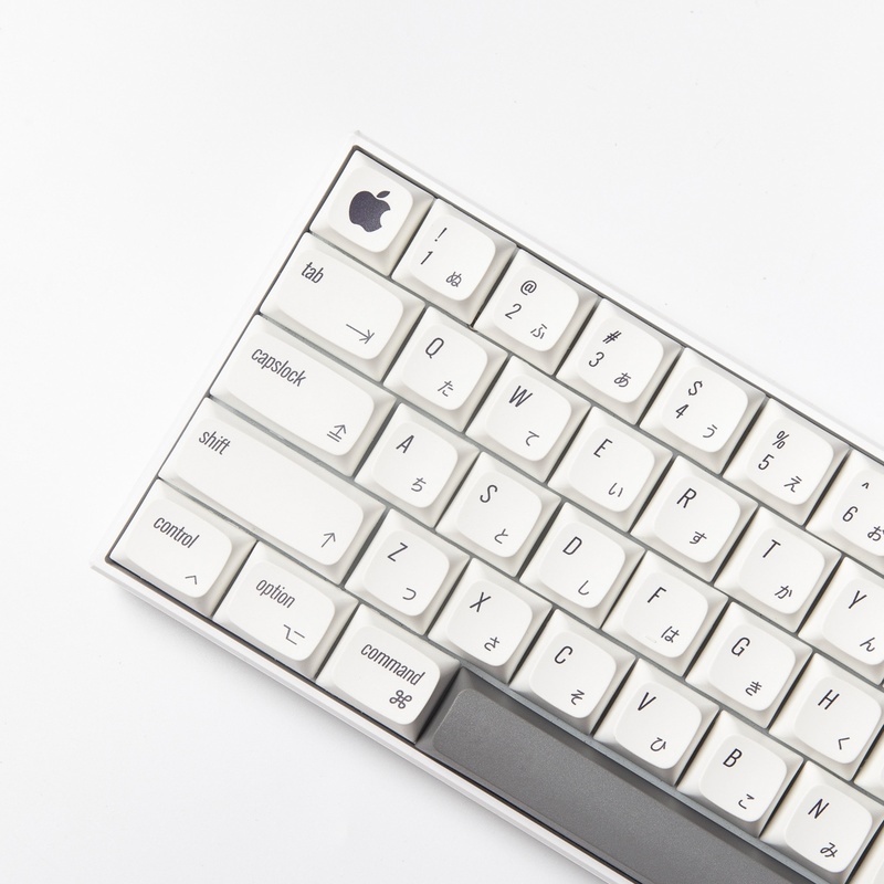 PBT Keycap XDA Cấu hình Hyper White Nhật Bản Dye Thăng hoa Bàn phím cơ học Keycap 124 Phím