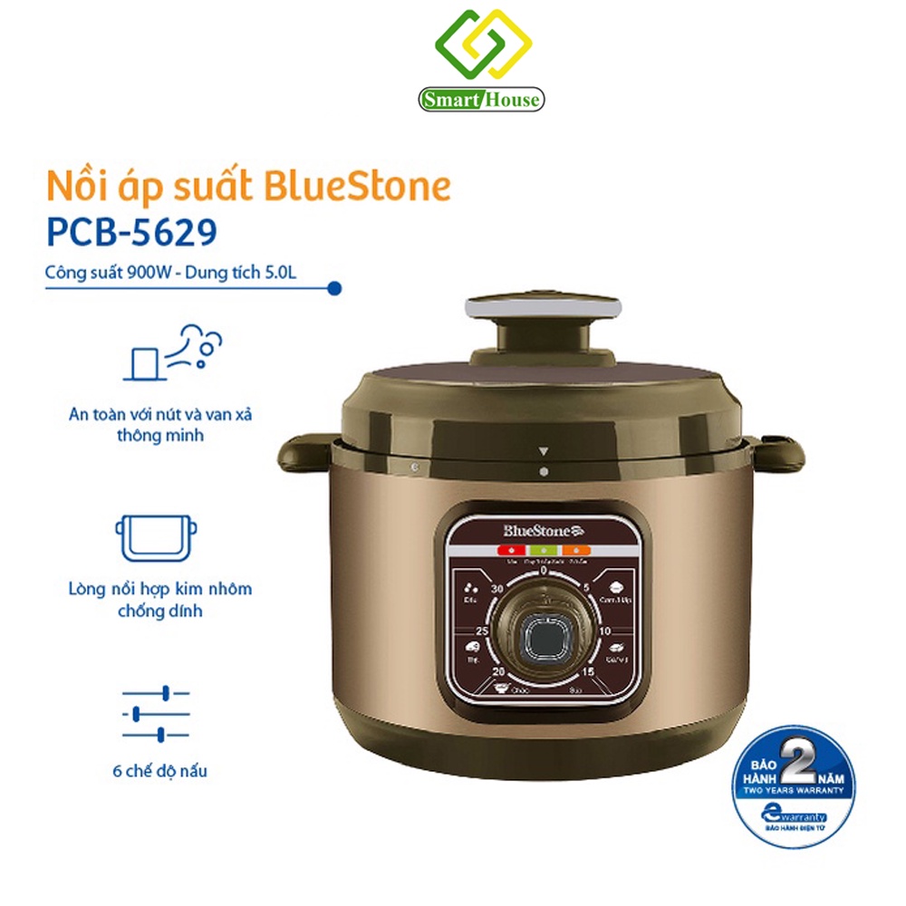 Nồi áp suất điện Bluestone PCB-5629 5 lít