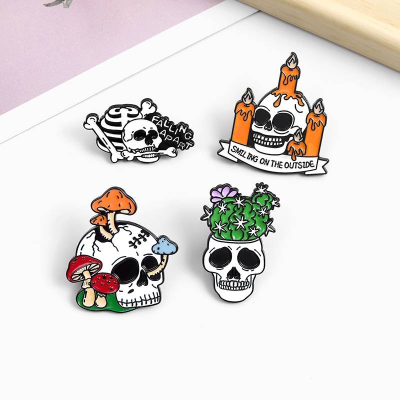 Huy Hiệu Cài Áo Hình Ma Bí Ngô Halloween Hoạt Hình Đáng Yêu