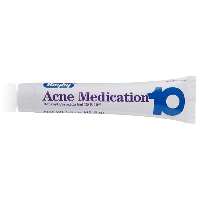 Kem chấm mụn siêu tốc Acne Medication 10 RUGBY- ACNE MEDICATION GEL BENZOYL PEROXIDE 10%