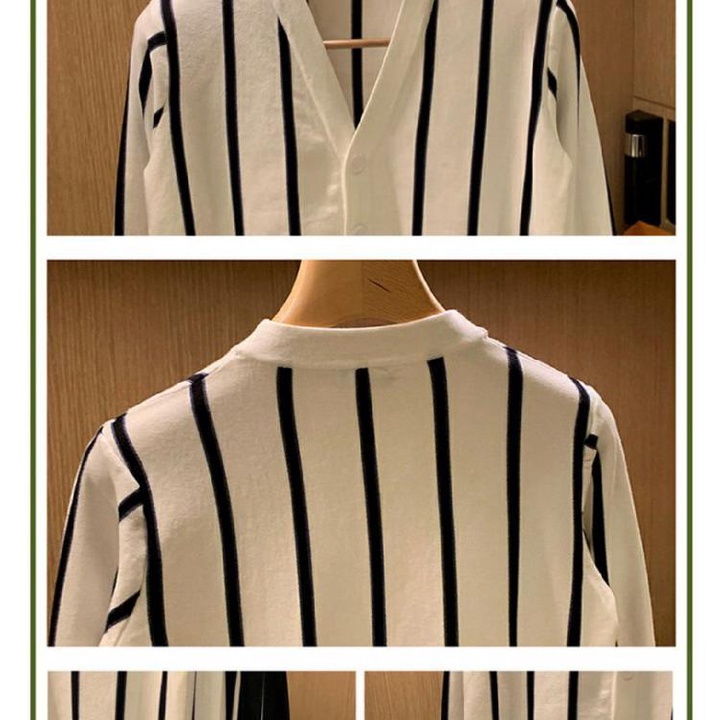 Áo Khoác Cardigan Dệt Kim Mỏng Dáng Ôm Phong Cách Hàn Quốc Thời Trang Xuân Thu Mới Cho Nam