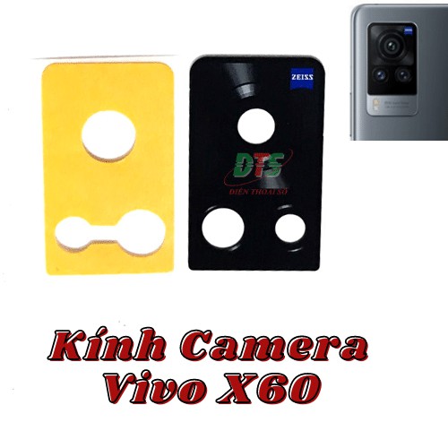 kính camera vivo x60 có sẵn keo dán