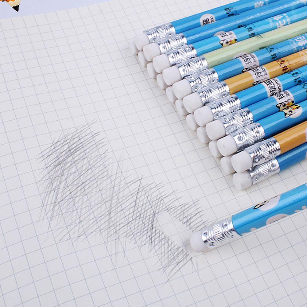 Mmluck Bộ Bút Chì Gỗ Hình Vịt Hoạt Hình Dễ Thương Dành Cho Học Sinh