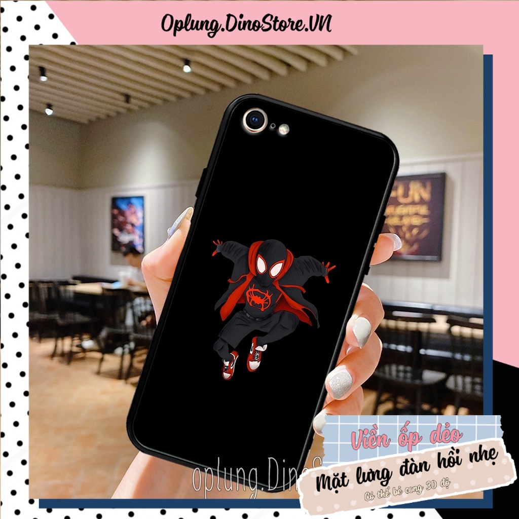 Ốp Iphone 6/6s/6Plus/6sPlus/7G/8G/7Plus/8Plus - ốp Iphone nhựa viền dẻo người nhện Spider Man bảo vệ camera chống bẩn.
