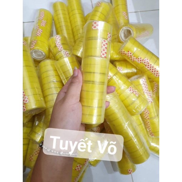 1 cây băng keo văn phòng siêu dai cuộn 1f