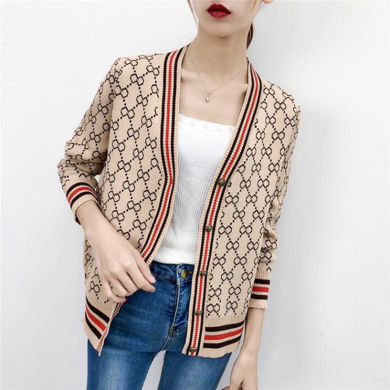 Áo Len Cardigan Nữ Quảng Châu, Áo Len Mềm Kiểu Dáng Cài Cúc Phong Cách Hàn Quốc Đẹp Đẹp