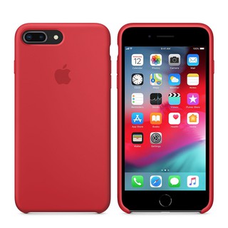 [Màu ĐỎ RED] Ốp lưng silicon iPhone 7Plus/8Plus chống bẩn, kháng bụi